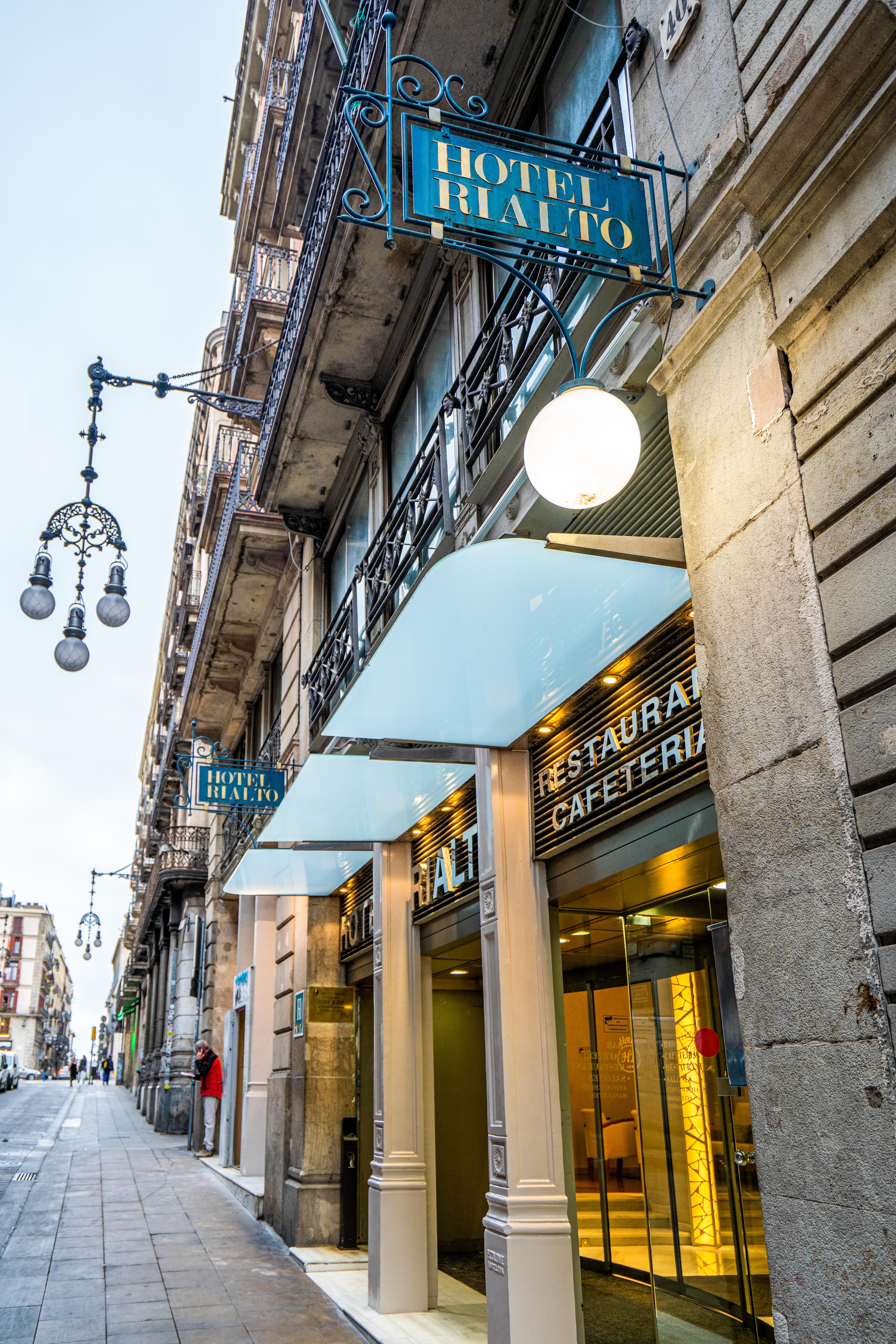 Hotel Rialto Barcelona Bagian luar foto